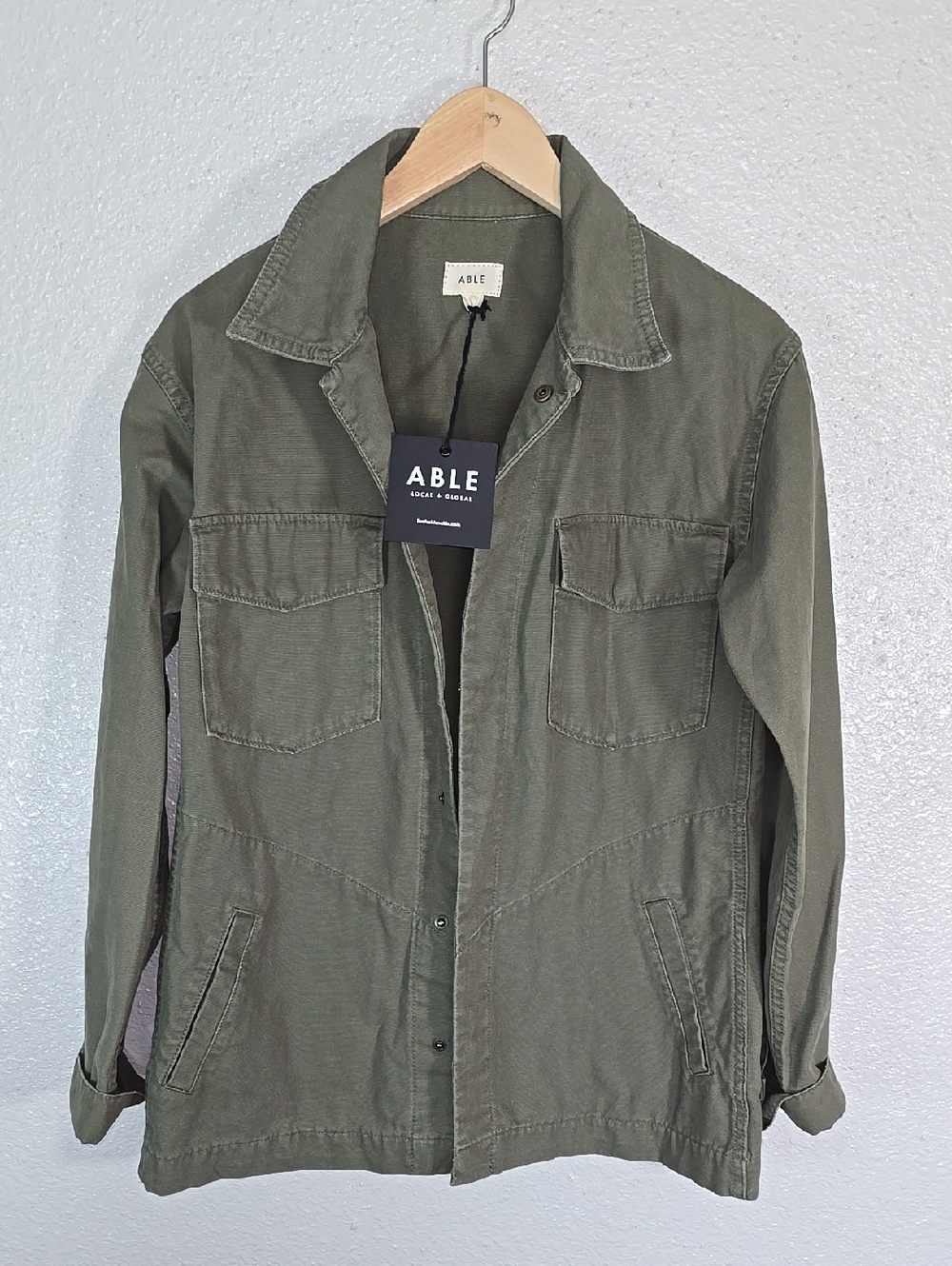 ABLE Olive Green Military Field Jacket
